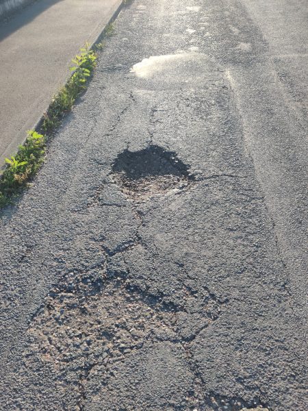 Photo of Pothole in road