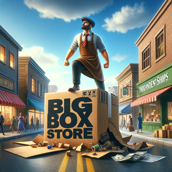 Independent Retailer crushing big bog box store